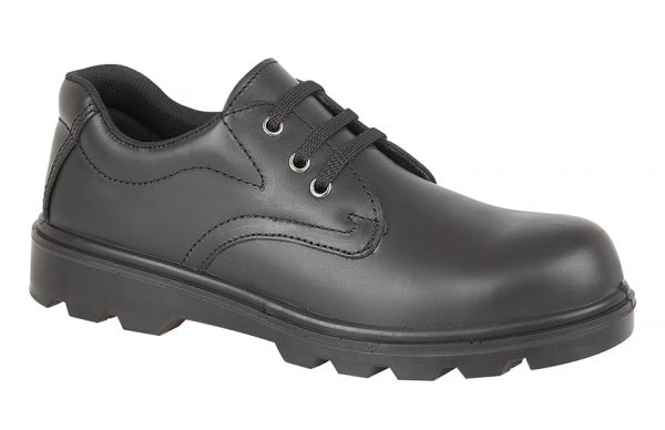 Black Safety Shoes 200 Joules Toe Cap Protection – S.M. Bass & Co